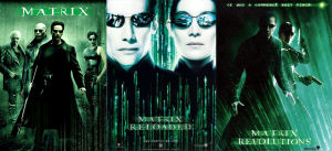 《黑客帝國》橫版海報