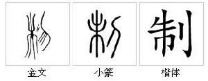 “制”字的字源演變