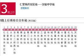 遂寧公交3路 遂寧公交3路