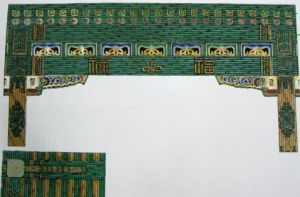 斑竹紋彩畫 斑竹紋彩畫