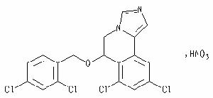 硝酸咪康唑結構式