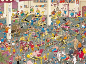 體育館人真多 體育館人真多