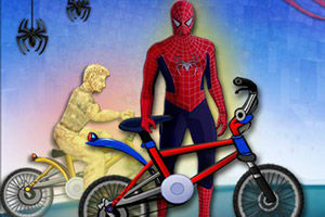 蜘蛛俠腳踏車競速賽