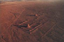 西夏王陵鳥瞰圖