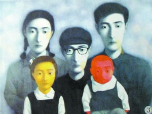 《大家庭》油畫