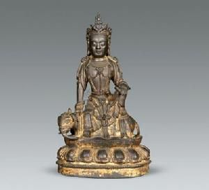 銅鎏金普賢菩薩像 銅鎏金普賢菩薩像