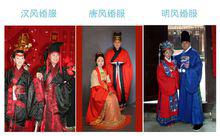 周制、唐制、明制婚禮服飾