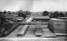 含光門遺址（南向北）