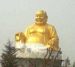 大背頭彌勒金佛