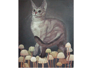 魔法世界No.1-貓與蘑菇