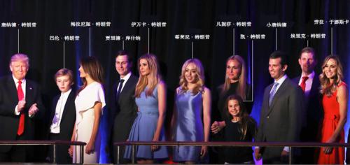 特朗普全家