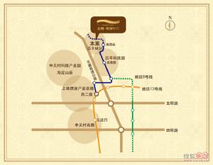 金隅&middot;觀瀾時代地理位置圖