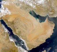 阿拉伯半島衛星圖