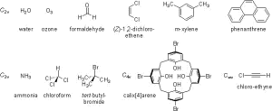 Cnv 點群分子示例