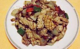 爆炒魷魚花 爆炒魷魚花