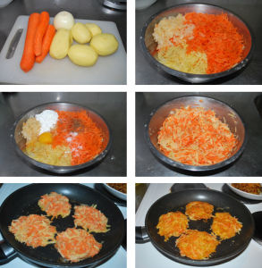 土豆胡蘿蔔煎餅 土豆胡蘿蔔煎餅