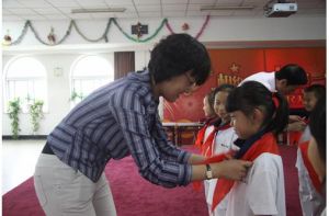 二年級學生入隊