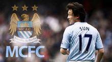 孫繼海在曼城身披17號