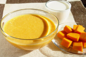 南瓜牛奶羹