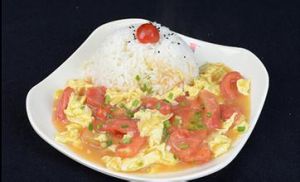 番茄滑蛋蓋飯 番茄滑蛋蓋飯