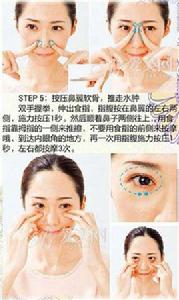 美容臉部穴位按摩手法圖 美容臉部穴位按摩手法圖