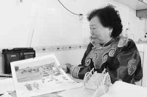 鄂溫克族非物質文化遺產“搶樞”傳承人哈森其其格