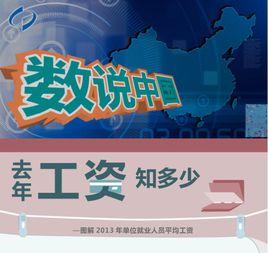 2013年不同崗位平均工資情況 2013年不同崗位平均工資情況