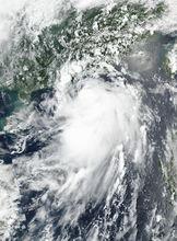 強熱帶風暴苗柏 衛星雲圖