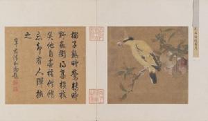 榴枝黃鳥圖頁 榴枝黃鳥圖頁