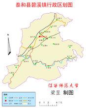 碧溪鎮行政區劃圖