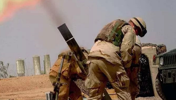 美軍在近幾場高技術戰爭地面行動中幾乎一直使用迫擊炮