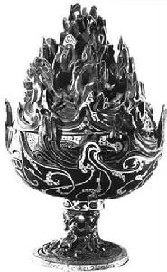 漢錯金銀博山爐