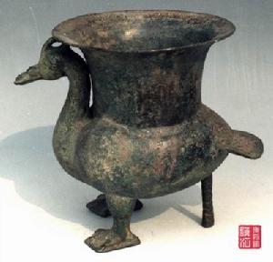 青銅鴛鴦尊 青銅鴛鴦尊
