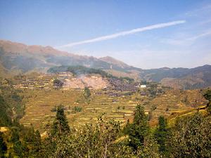 火災後的林略侗寨