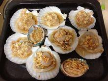 蒜茸烤扇貝