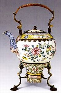 花卉紋溫壺 花卉紋溫壺