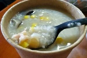 玉米乾貝粥 玉米乾貝粥