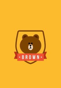 brown
