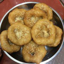 剛起鍋的鹹煎餅