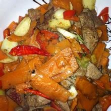 胡蘿蔔炒肝 胡蘿蔔炒肝