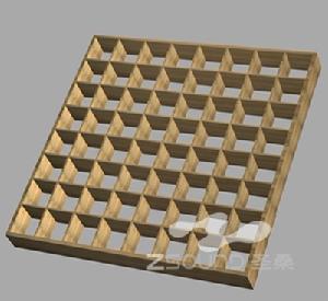 空心木格二次餘數擴散體 空心木格二次餘數擴散體