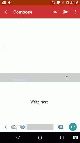 Google手寫輸入法