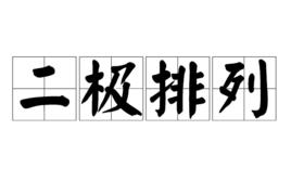 二極排列