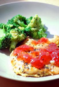 番茄芝麻煎鱈魚 番茄芝麻煎鱈魚