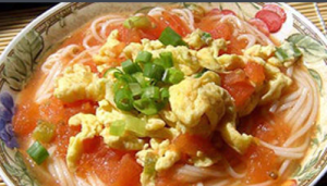 番茄雞蛋菜湯麵