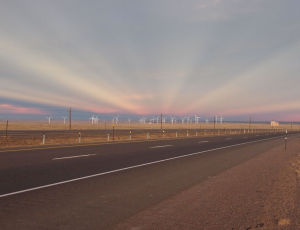 懷俄明州上空的反雲隙光懷俄明州上空的反雲隙光懷俄明州上空的反雲隙光