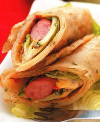 德式香腸卷餅 德式香腸卷餅