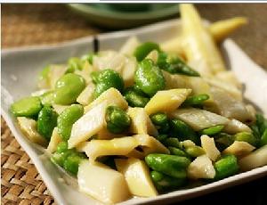 蠶豆炒春筍