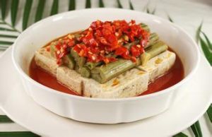 剁椒蒸柴火豆腐 剁椒蒸柴火豆腐