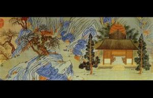 清乾隆緙絲仇英後赤壁賦圖卷 清乾隆緙絲仇英後赤壁賦圖卷